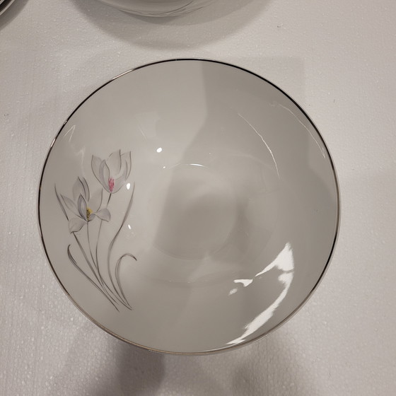 Image 1 of Vajilla de Porcelana Flores, Eschenbach, 55 Piezas, 50’s - Alemania