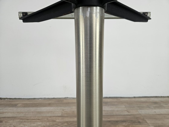 Image 1 of Extendable 1970s chrome-plated metal table