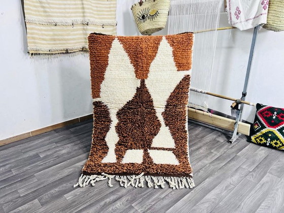 Berber Wollteppich 100/200cm, Teppiche & Läufer, Wolle, Braun (Foto 7 von 8)