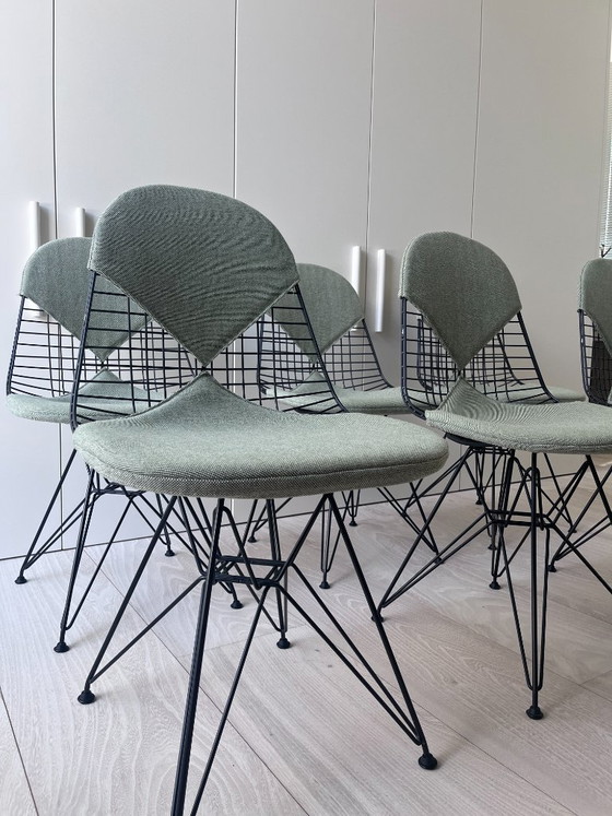 Sedia Vitra Eames Wire DKR-2 (set di 8 sedie) – Sedie da pranzo, Textile (photo 3 of 12)