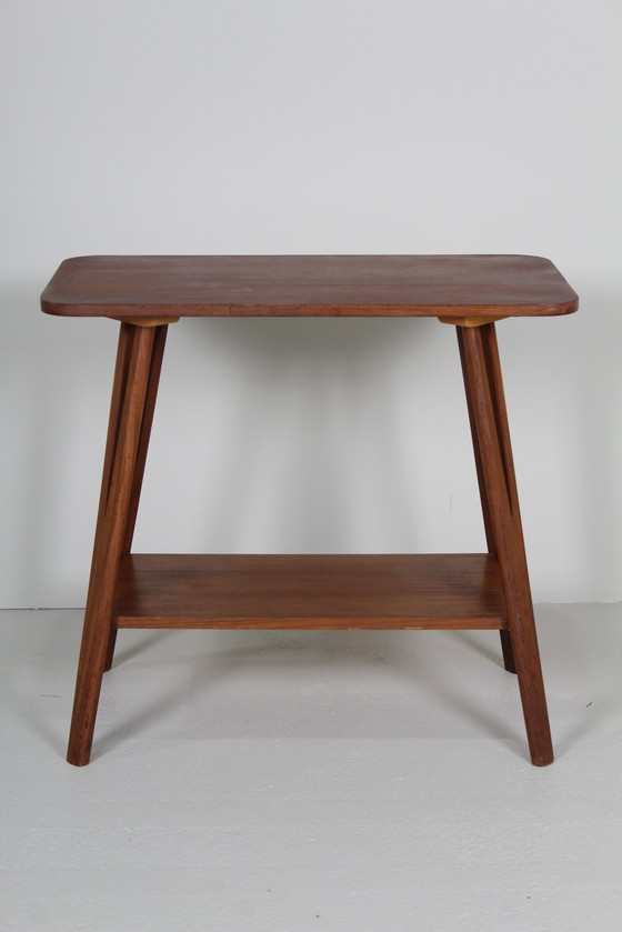 Image 1 of Vintage Side Table, Audio Table - 1960s, Teak