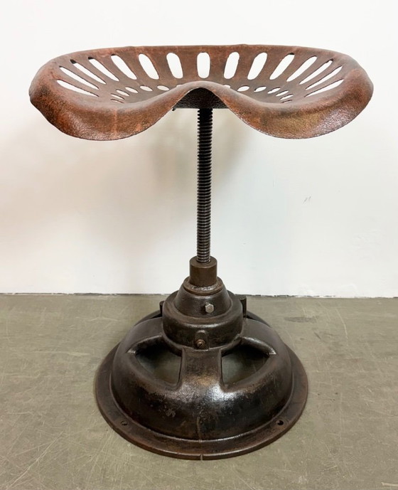 Image 1 of Vintage industriële draaistoel, jaren 1950