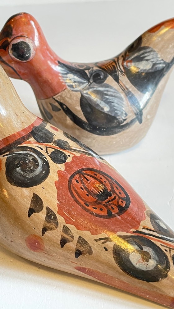 Image 1 of Vintage keramische vogels uit Mexico