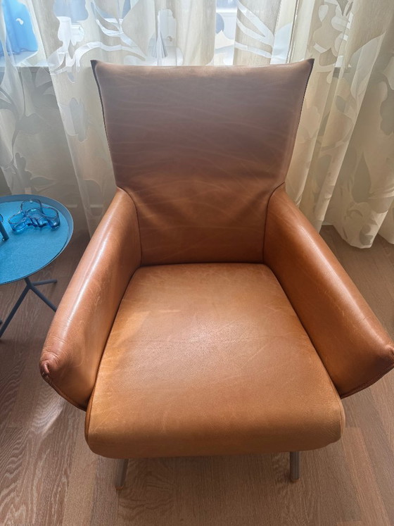 Image 1 of Label Cheo fauteuil - Gerard van den Berg - Cognac Leer