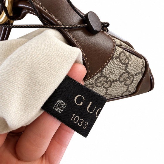 Gucci Jackie mini 1961 Shoulder Bag - Authentic Very good condition GG Supreme – Top handle bags, Leather (photo 5 of 14)