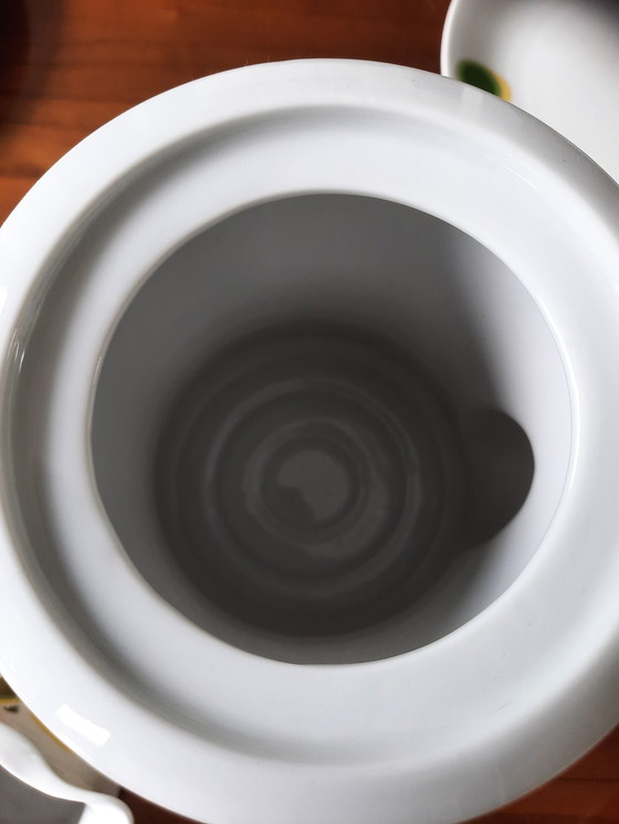 Image 1 of 1970 Seltmann Weiden Bavaria "Vert Jaune" service petit déjeuner"