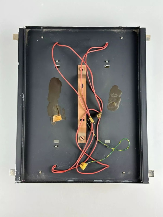 Image 1 of Lampada da soffitto in vetro ghiacciato anni '60-'70 di Kaiser Leuchten Germania