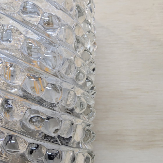 Image 1 of Vintage Wandlamp Glashutte Limburg bubbel glas textuur (jaren 60/70 / 60s / 70s) luchtbel textuur (organisch)