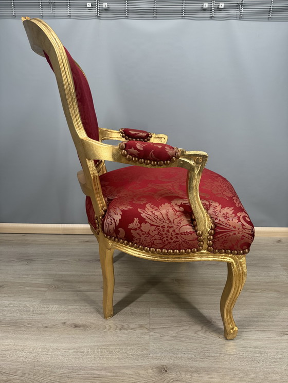 Image 1 of Poltrona in stile Luigi XV