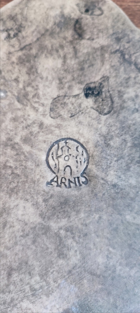 Image 1 of Piatto in ceramica vintage ARNIS