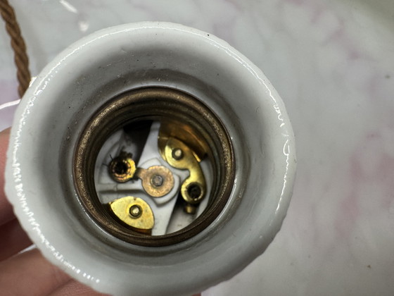 Image 1 of Lampada a sospensione Art Déco - Romantic Pink Swirl