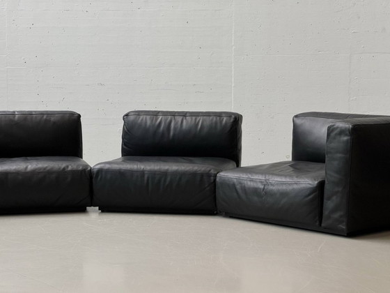 Image 1 of Modulares Ledersofa Modell Mex Cube von Piero Lissoni für Cassina, Italien 2010er