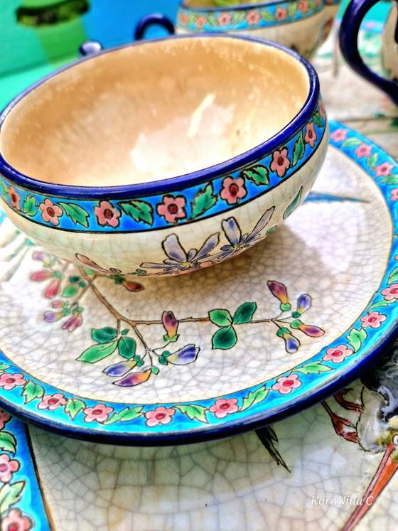Antiek Longwy Serviesgoed – Ceramic (photo 9 of 15)