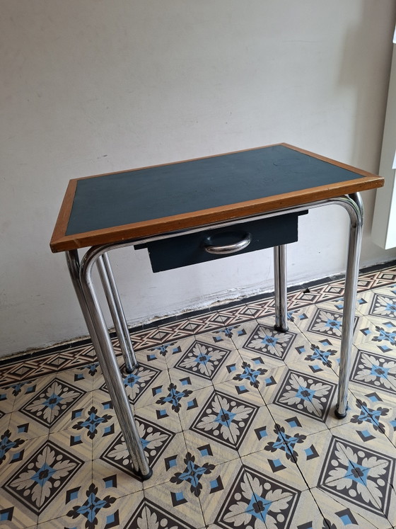 Petit Bureaux Vert, Années Cinquante – Metal, Wood (photo 2 of 9)