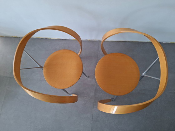 Cassina Revers Chair X2 – Chairs and lounge chairs, Wood, Aluminium (photo 5 of 6)
