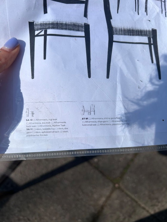 Image 1 of 4x Cees Braakman Chairs - ST09 for Pastoe - 1965