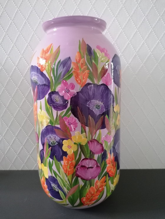 Image 1 of Handbemalte Vase