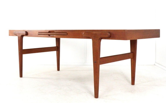 Ejvind A Johansson voor Ivan Gern salontafel met dienblad vintage Deens design – Wood (photo 16 of 23)
