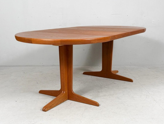 Image 1 of Tavolo da pranzo/tavolo allungabile di metà secolo in teak di VV Møbler, Spøttrup, Danimarca, anni '60