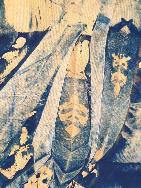 Jürgen Angeler - Blue Golden Diamond – Paintings & Drawings, Canvas (photo 11 of 15)