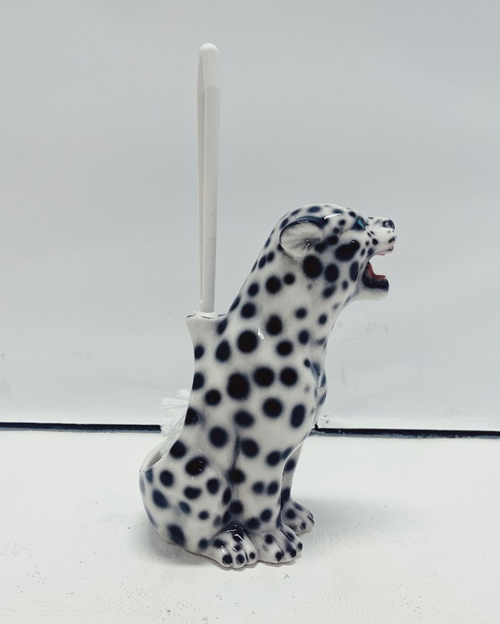 Soporte para cepillo de baño con estampado de leopardo – Ceramiche Boxer, Objetos decorativos, Ceramic (photo 3 of 6)