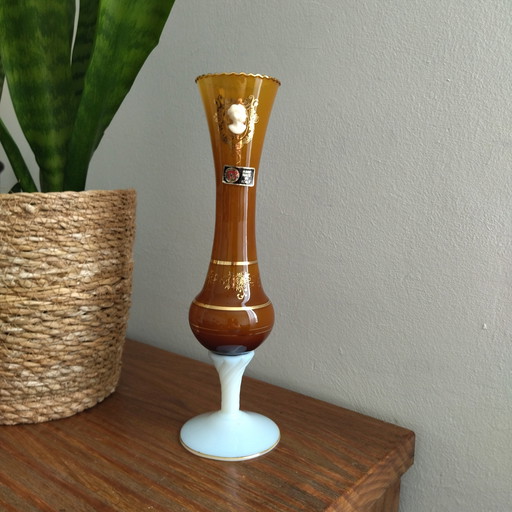 Vintage opaline vaas
