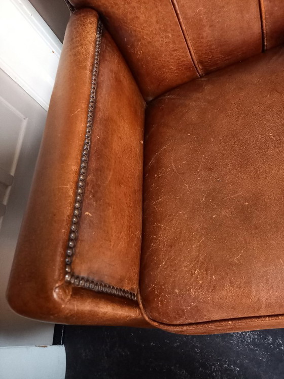 Image 1 of Kleine schapenleren fauteuil