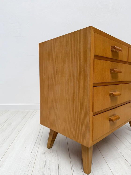Image 1 of Cassettiera vintage in rovere stile Mid-Century Modern, design scandinavo, anni '60