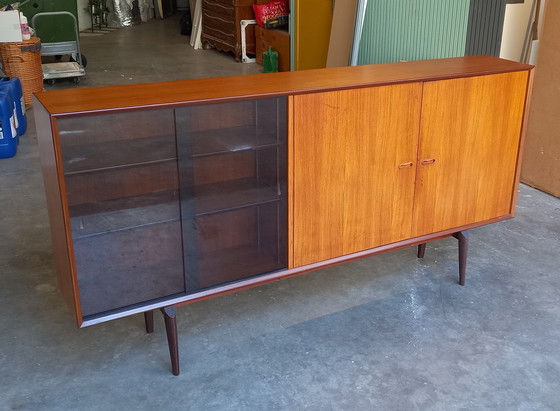 Image 1 of Sideboard Vintage Oswald Vermaercke V-form 1960's 
