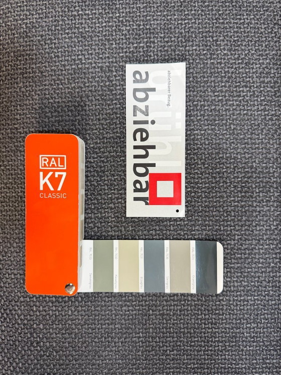 Image 1 of Brühl Roro Medium Fabric Grey Sofa + Ottoman