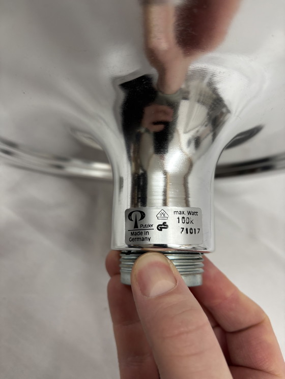 Image 1 of Lampe de plafond ou applique murale vintage Peill & Putzler Futura Wave, 1970