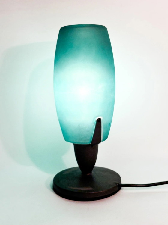 Tischleuchte Modell „Carina“, entworfen von Giampiero Tonetti in den 80er Jahren – Beleuchtung, Glass (photo 8 of 9)