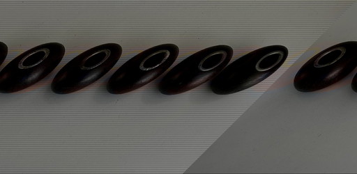 Ensemble de 6 chandeliers en vinage '60s/'70s