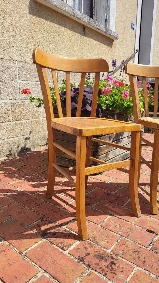 2 sedie da bistrò – Sedie da pranzo, Wood, Vintage (photo 2 of 8)
