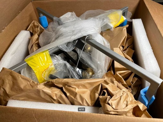 Image 1 of Set di 2x Brand van Egmond - Lampadario Galaxy, nero opaco con oro