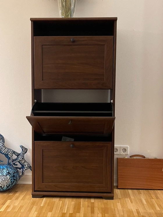 Image 1 of scarpiera marrone - braun schuhschrank