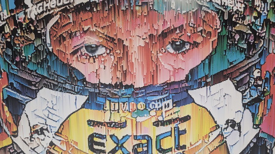 Image 1 of Obra de arte de Max Verstappen Glitch ART