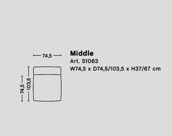 Image 1 of Hay Mags zachte lage 4-zitter