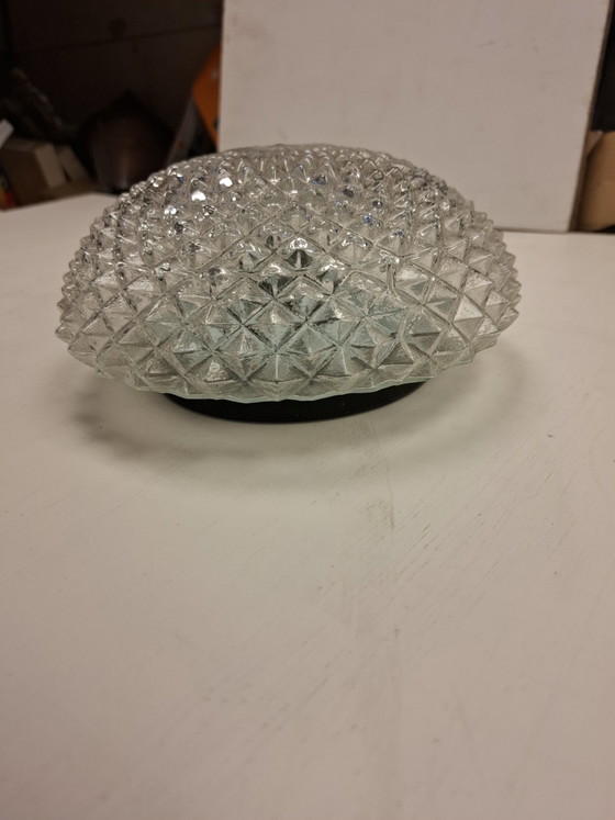 Plafonnier Ananas Vintage – Massive, Glass, Metal (photo 4 of 5)