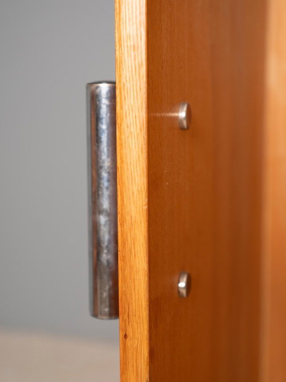 Image 1 of Funktionalistischer Kleiderschrank von Vichr & spol., Kleiderschrank im Bauhaus-Stil, Tschechoslowakei der 1930er Jahre