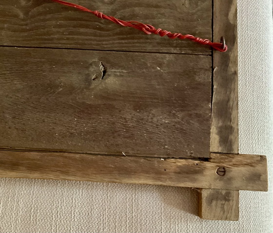 Image 1 of Stampa antica incorniciata di Orens Denizard – Decorazione murale in stile rustico francese, cornice in rovere, circa 1905-1913