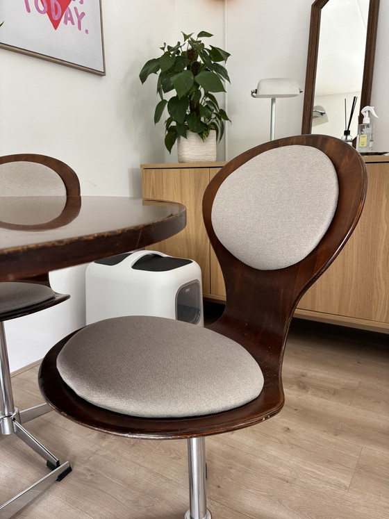 Image 1 of Vintage chrome dining set