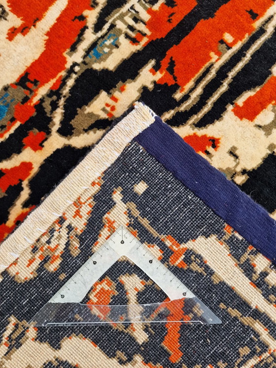 Image 1 of Jackson Pollock Künstlerteppich Moderne Zeitgenössische Handgeknüpfte Wolle auf Baumwolle 280 x 200 cm