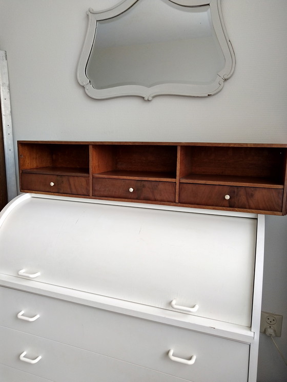 Image 1 of Pieza antigua de escritorio/armario con cajones