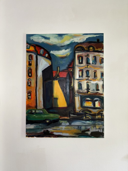 Old Timer – schilderijen tekeningen, Canvas