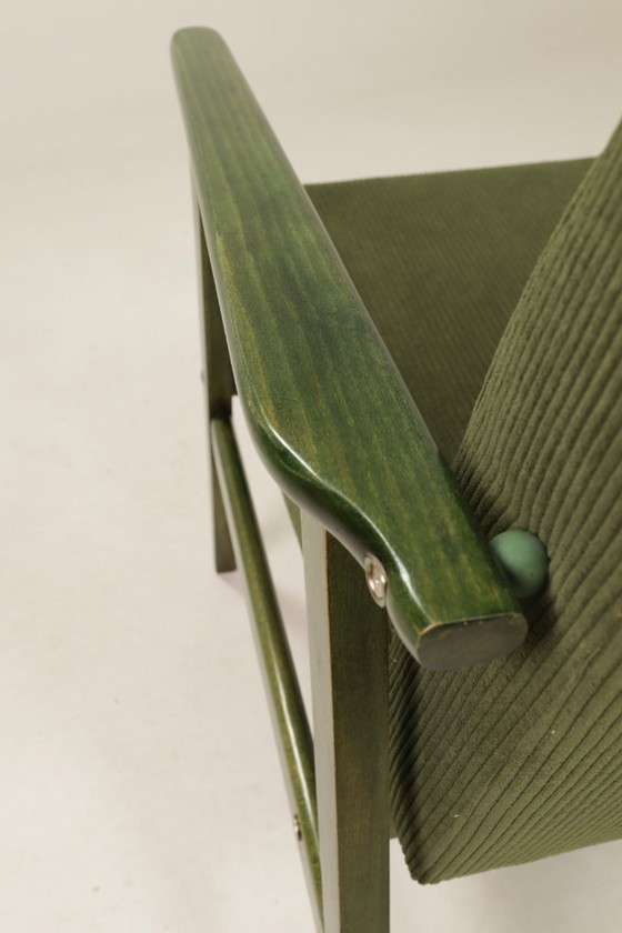 Image 1 of Mid-century modern accent, diep olijfgroen, 1970