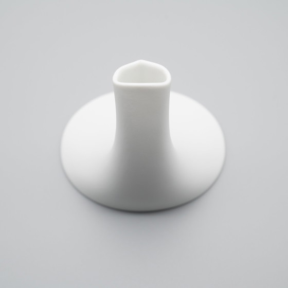 Image 1 of Vase Rosenthal "HEELS" Duo Design James Kirkwood Porcelaine Bisque Noir & Blanc