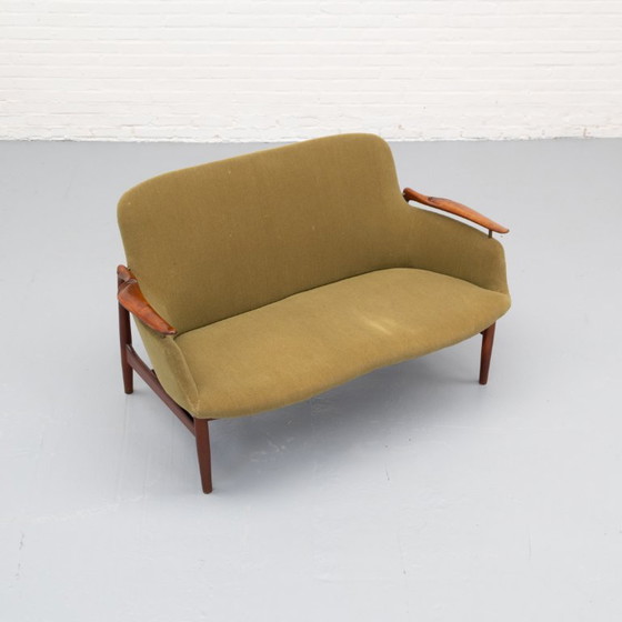 Finn Juhl NV-53 Two-seater sofa Niels Vodder 50's – 2 seaters, Wood (photo 3 of 16)