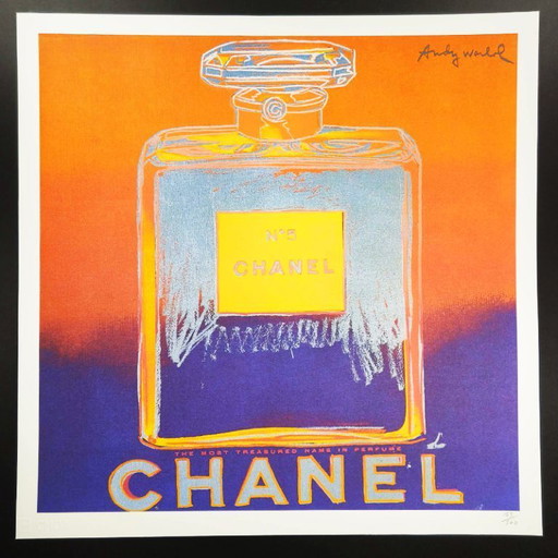 Lithographie d'Andy Warhol en édition limitée par CMOA, numérotée au crayon.