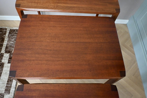 Mid-Century Designklassiker: Rex Raab Mimiset für Wilhelm Renz, 1960er Jahre – Beistelltische, Wood (photo 8 of 15)